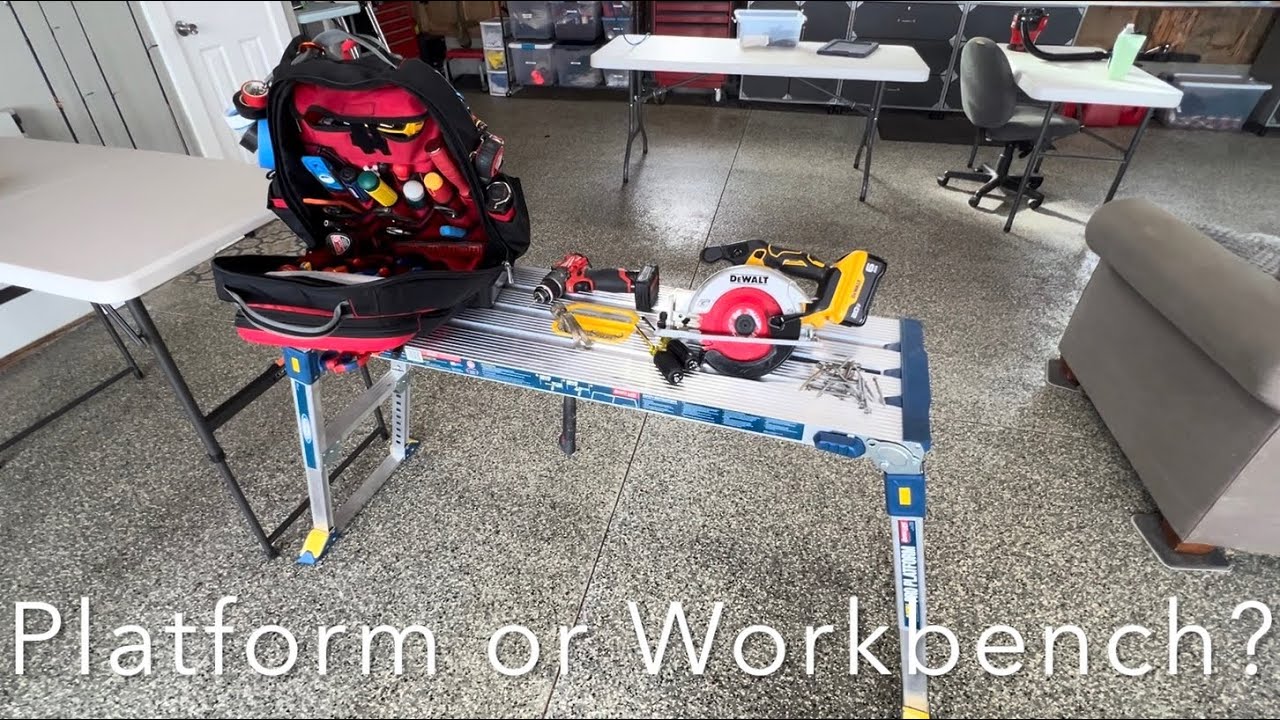 The Adjustable Platform That Doubles as a Workbench and More! Werner AP2030LMP2
