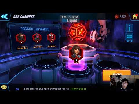 Marvel Strike Force - Opening 56 Red Star Orbs! The Hunt for 7RS Captain Marvel
