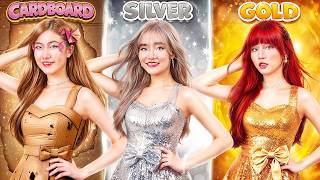 Download lagu Poor Cardboard Vs Rich Silver Vs Giga Rich Golden At Prom School! mp3 Download lagu Poor Cardboard Vs Rich Silver Vs Giga Rich Golden At Prom School! mp3