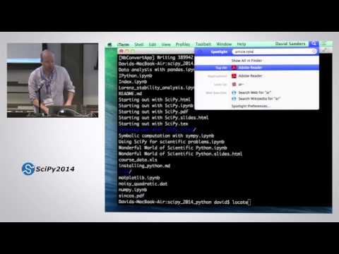 The Wonderful World of Scientific Computing with Python | SciPy 2014 | David Sanders