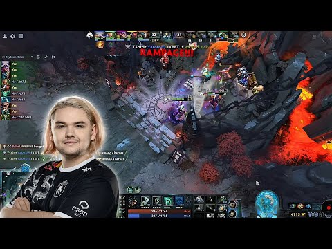 Yatoro Faceless Void Rampage Moments | Team Spirit vs Gamin Gladiator Dota 2 The International 12