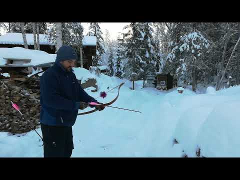 Artic Archery  Shooting right handed!