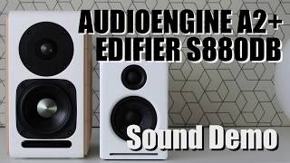 Edifier S880DB vs Audioengine A2+  ||  Sound Demo w/ Bass Test