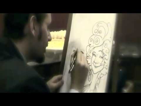 LA BOMBONIERA UMANA - Federico Cecchin caricaturista al matrimonio