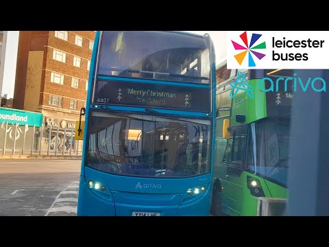 FULL ROUTE JOURNEY - Arriva Midlands Route 31A - Oadby to Leicester l 4401 YY14 LHE