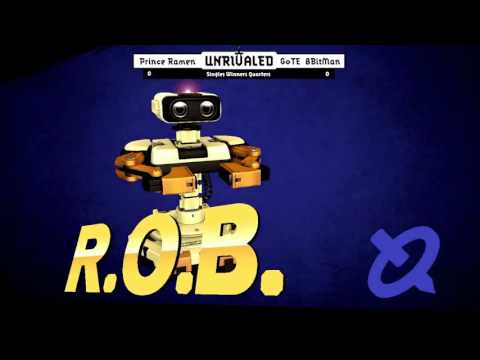 Unrivaled 2 WiiU - PrinceRamen (Palutena) vs 8Bitman (R.O.B.) - Winners Quarters