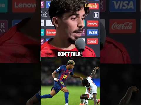 Vitinha threw shade at Lamine Yamal because of his post before their match.🤣💀