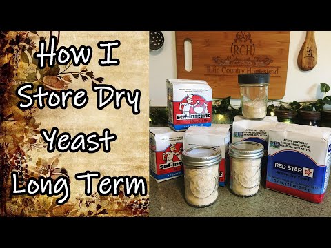Storing Dry Yeast Long Term