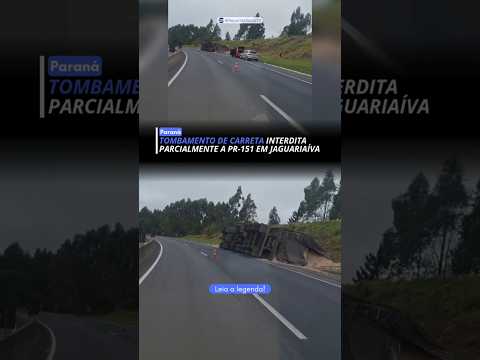 TOMBAMENTO INTERDITA PARCIALMENTE A PR-151
