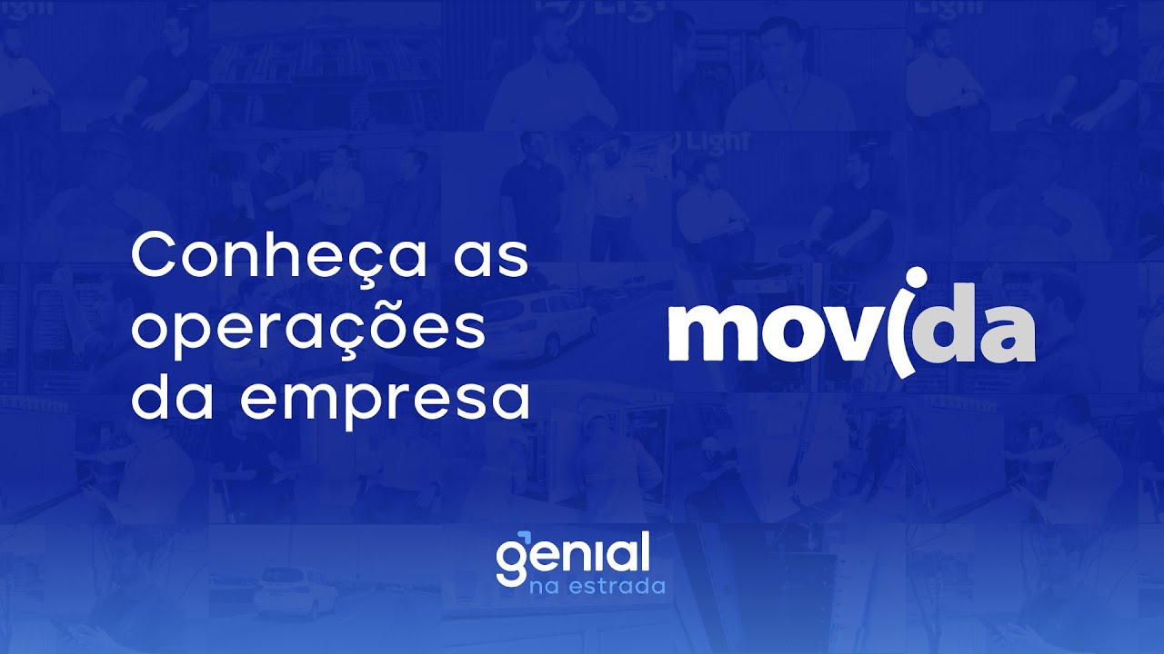 Thumbnail do vídeo: Genial na Estrada #1 | MOVIDA(MOVI3) – Por dentro da empresa