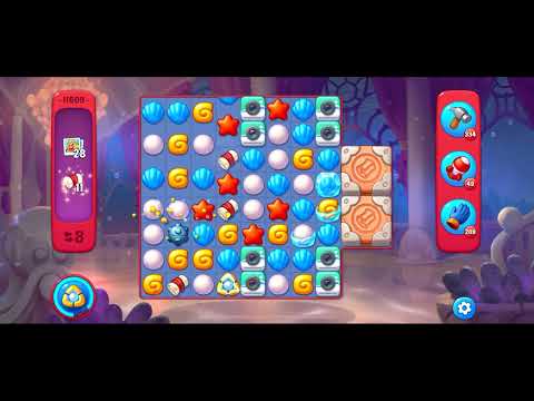 Fishdom Hard level 11609 no boosters フィッシュダム ハード