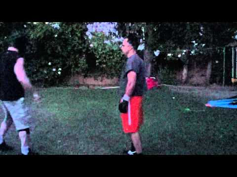 Wolfman Combatives Pressure Testing Long Hook Counter to Stab Attack!