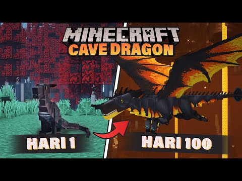 Pupuww - 100 Days in Minecraft But We Become Fire Dragons!