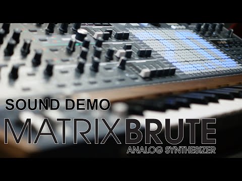 Matrixbrute sound demo