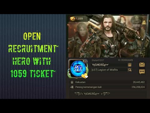 RECRUIT HERO S2 WITH 1059 TICKET || WHAT I GOT ? ||