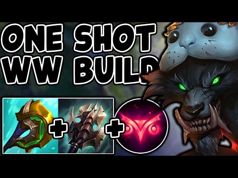 HIDDEN OP WARWICK ONE SHOT BUILD! *ITEM HASTE + DIVINE SUNDER* - League of Legends