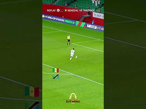 Replay Shoot on goal :🇸🇳Senegal vs Tanzanie🇹🇿  #caf #football #zoutyambiance #can #Maroc