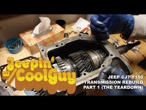 Jeep CJ7 T150 Transmission Rebuild Part 1