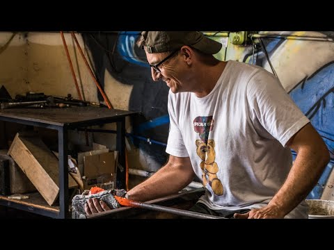 Special K Glass makes bong. no music glassblowing ASMR start to finish