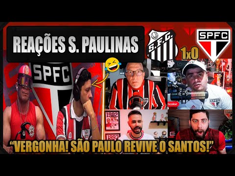 REAÇÕES dos SÃO PAULINOS - SANTOS 1x0 SÃO PAULO - BRASILEIRÃO 2025 - VAMOS RIR DO SPFC!