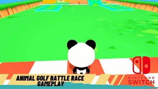 Animal Golf - Battle Race Nintendo Switch Gameplay
