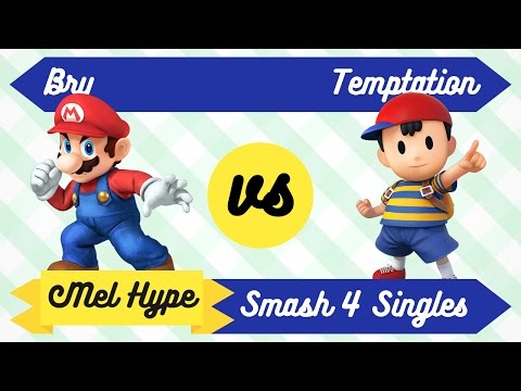 Mel Hype 2.5 - Smash 4 - Bry (Mario, Falcon) vs Temptation (Ness)