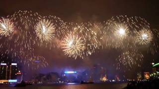 Video : China : Chinese New Year fireworks, Hong Kong 香港