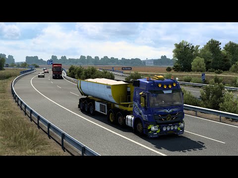 ETS2 1.41 Mercedes--Benz Actros MP3////// Reşiţa ___Ruse)    (4K)