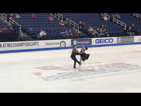 Hawayek/Baker FS Practice 1/23 2020 US Figure Skating National Championship