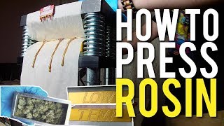 Rosin press full process to safe wax extractions