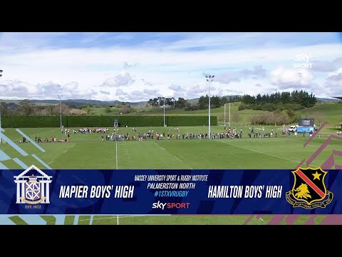 Top 4 Final FULL GAME | Napier Boys' High v Hamilton Boys' High 2022