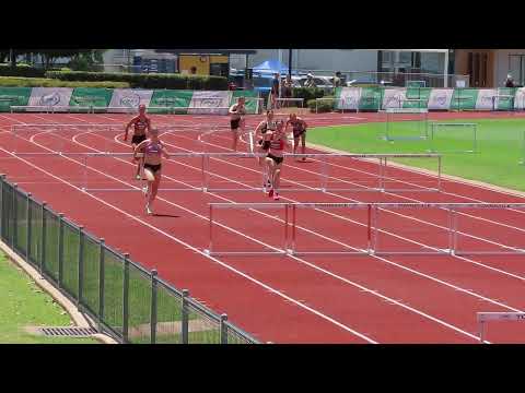 200m Hurdles U13, U14 & U15 Women Final, 2025 NQ Championships, Townsville 26 September 2025