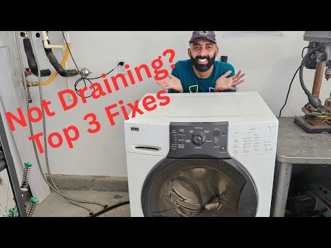 Top 3 Reasons Why Your Kenmore/Whirlpool Front Load Washer Is Not Draining!