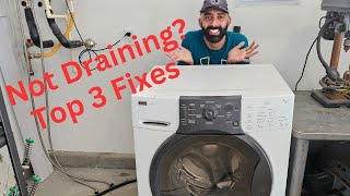 Top 3 Reasons Your Kenmore/Whirlpool Front Load Washer Is Not Draining