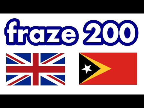 fraze 200 - Inglés - Tetum