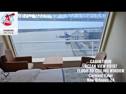 Thumbnail for Carnival Valor | Ocean View #9197 Cabin Tour | March 2025