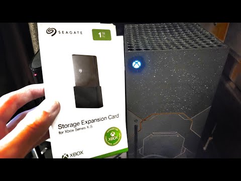 How To Insert a Xbox Storage Expansion Card in the Xbox Series X | Seagate or ANY model!
