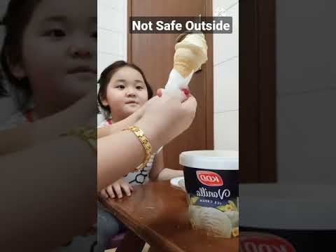 Safety First then🍦#namya #vanillaIcecream #shorts #coldtrend