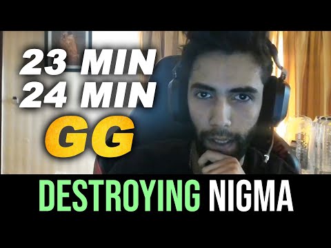 Sumail DESTROYING Nigma teammate in 2 fast games