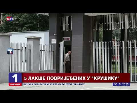 U fabrici "Krušik" u Valjevu jutros se dogodila eksplozija, u kojoj je lakše povređeno petoro ljudi