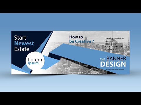 How to Banner Design in Photoshop cc A to Z Complete Banner Design tutorial