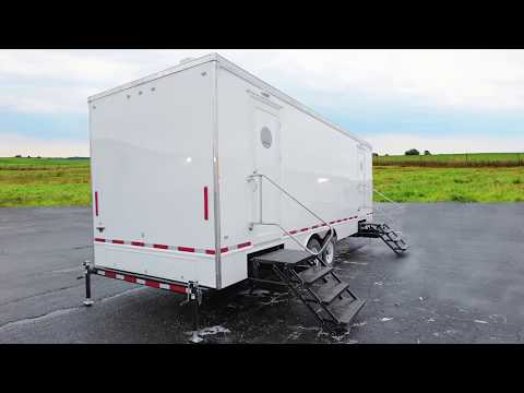 8 Station Portable Restroom Trailer | Classic Series