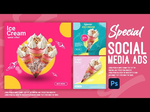 Photoshop Tutorial social media post for Graphic Designer 2021