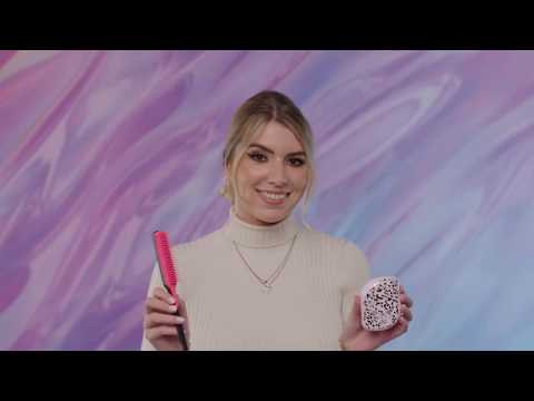 Tangle Teezer Plaukų šukos Compact Styler Classic Gold Juodas video