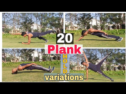 20 Plank Hold Variations for beginners to advanced । Shivaz fitzone