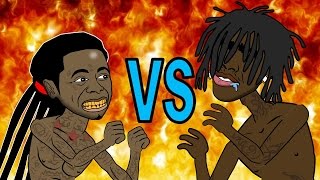 Lil Wayne vs Chief Keef  Fight (HHB Cartoon Parody)