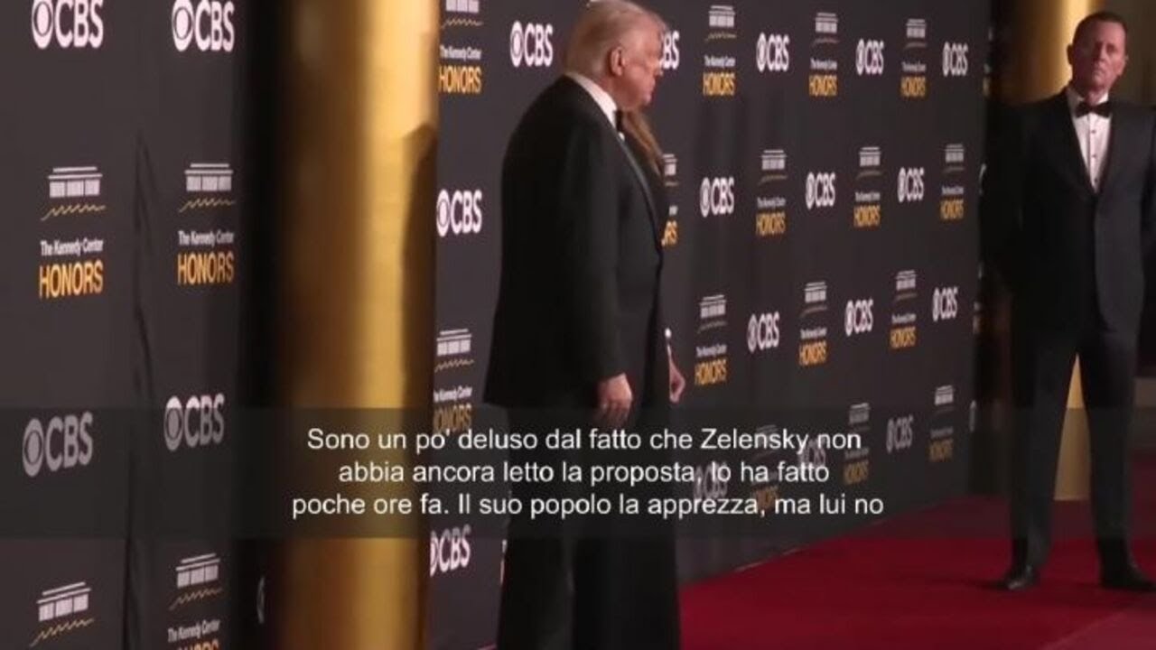 Trump: Deluso da Zelensky, non ha letto piano di pace per l'Ucraina
