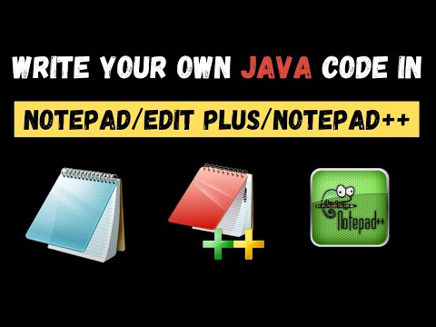 Getting Started With First Java Program In Non Ide Editor Editplus Or Notepad