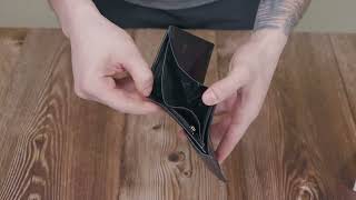 Оригинальное женское портмоне из натуральной кожи ST Leather 22724 черный