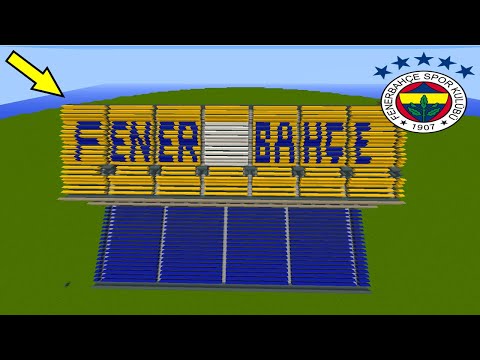 FENERBAHÇE - ŞÜKRÜ SARAÇOĞLU STADYUMU YAPIMI - ŞAMPİYON OLACAK #keşfet #minecraft#stadyum #şampiyon